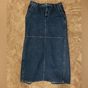 Madewell Denim Maxi Skirt